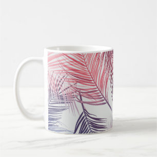 Hawaiian Tropical Palms: Stylish Seamless Coffee Mug