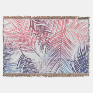 Hawaiian Tropical Palms: Stylish Seamless Throw Blanket