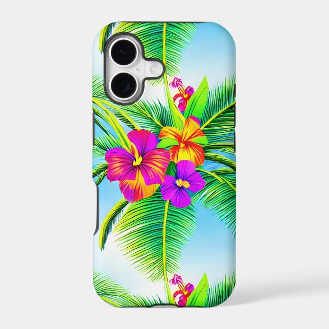 Hawaiian Tropical Seamless Pattern (Back)