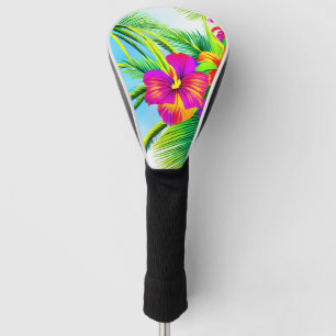 Hawaiian Tropical Seamless Pattern Golf Head Cover
