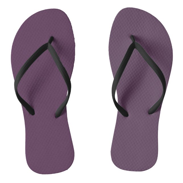 Hawaiian Twilight Purple  Flip Flops (Footbed)