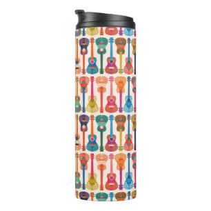 Hawaiian ukulele thermal tumbler