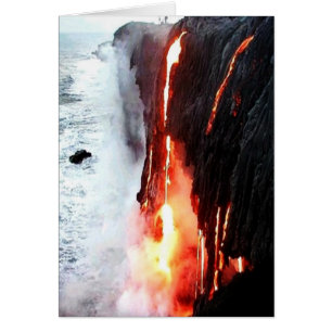 Hawaiian Volcano Card