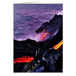 Hawaiian Volcano Card