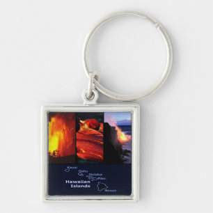 Hawaiian Volcano Keychain