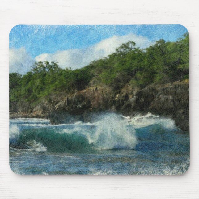 Hawaiian Waters Mouse Pad (Front)