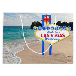 Hawaiian Wedding Ninth Island  Vegas Large Gift Bag