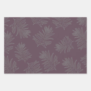 Hawaiian Wrapping Paper Set - 3 Sheets