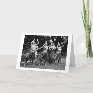 HawaiiHula Dancers PhotographHawaii Card