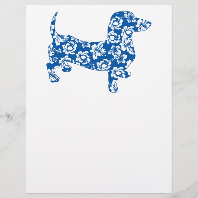 Hawaiin Aloha Doxie Dachshund (Front)