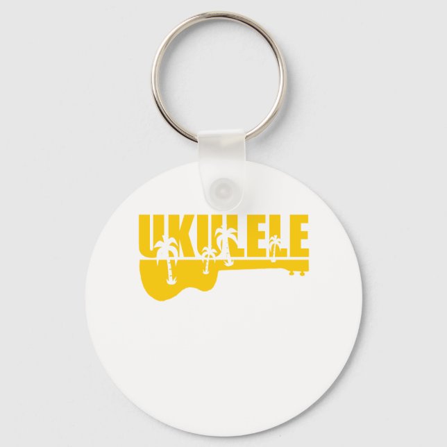 Hawaiin Ukulele Keychain (Front)