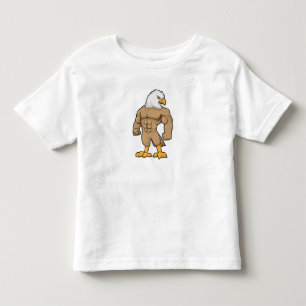 Hawk as Bodybuilder with Six pack Toddler T-shirt