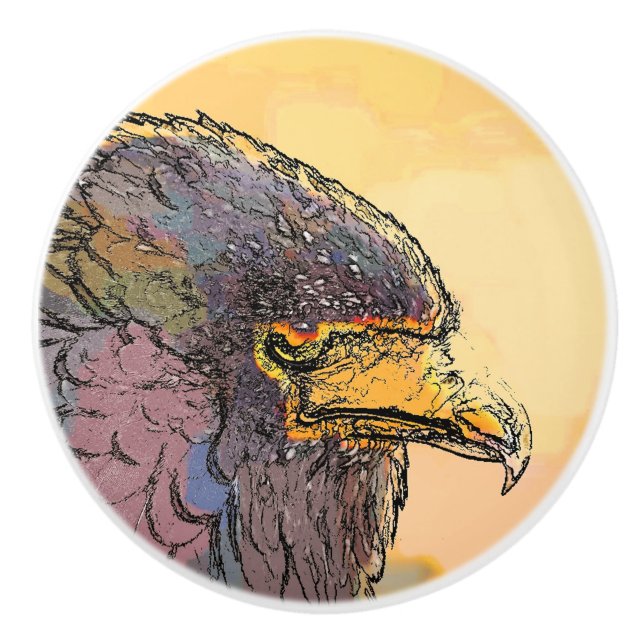 HAWK CERAMIC KNOB (Front)