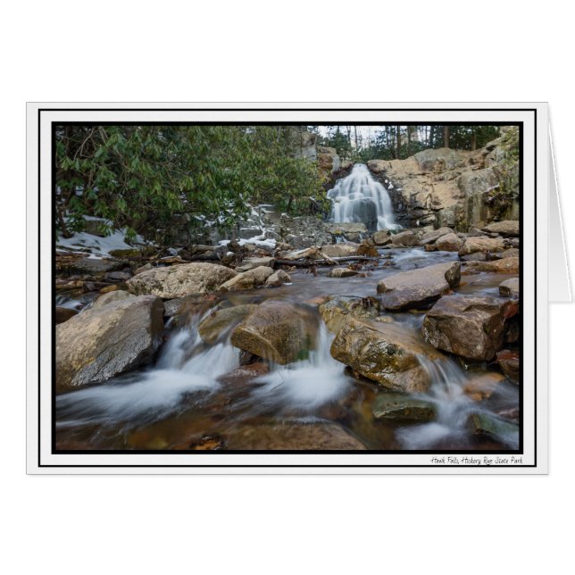 Hawk Falls Note Card (Front Horizontal)