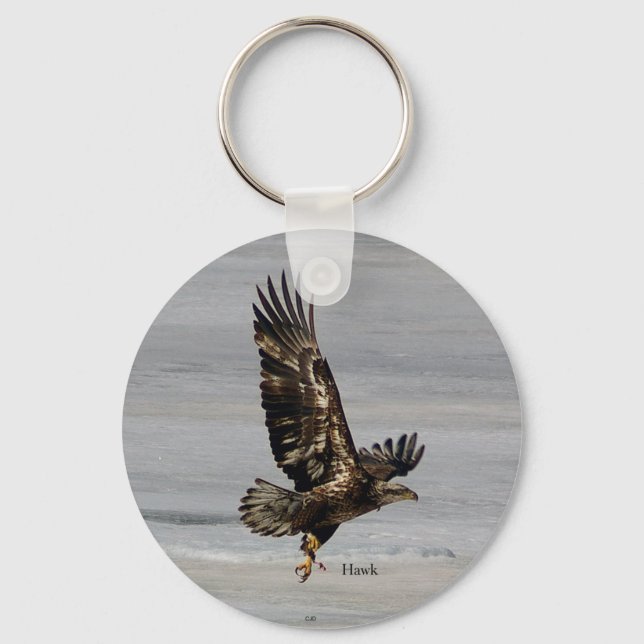 Hawk key chain (Front)