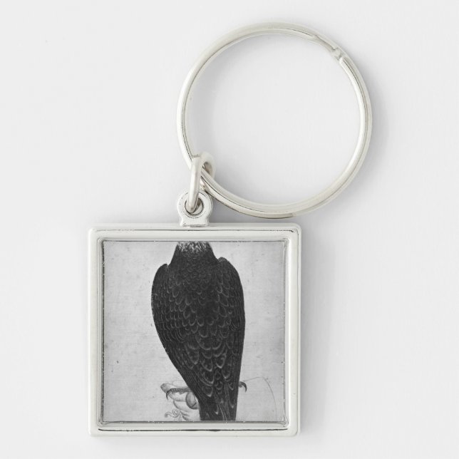 Hawk on hand keychain (Front)