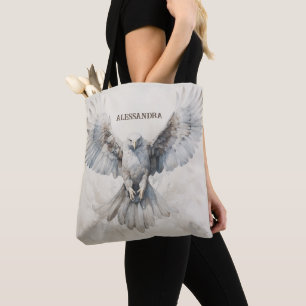 Hawk Tote Bag - Nature-Inspired, Customizable Gift