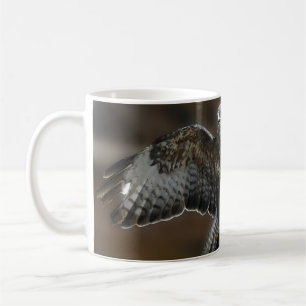 Hawk with Wings Out Wildlife Sanctuary Personalise Coffee Mug