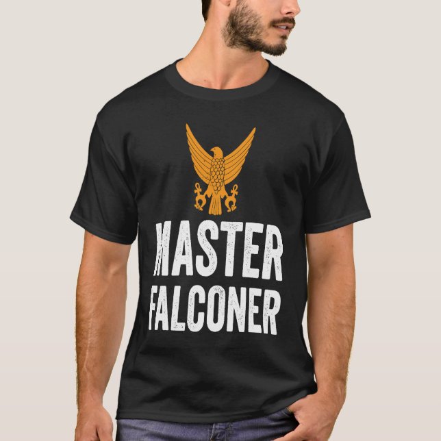 Hawker and Falconry Master Falconer T-Shirt (Front)