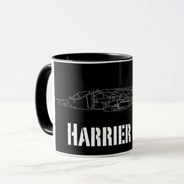 Hawker Harrier GR3 "Jump Jet" Mug (Front Left)