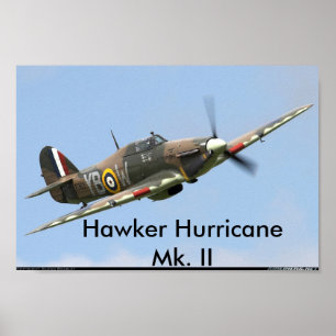 Hawker Hurricane, Hawker Hurricane Mk. II Poster