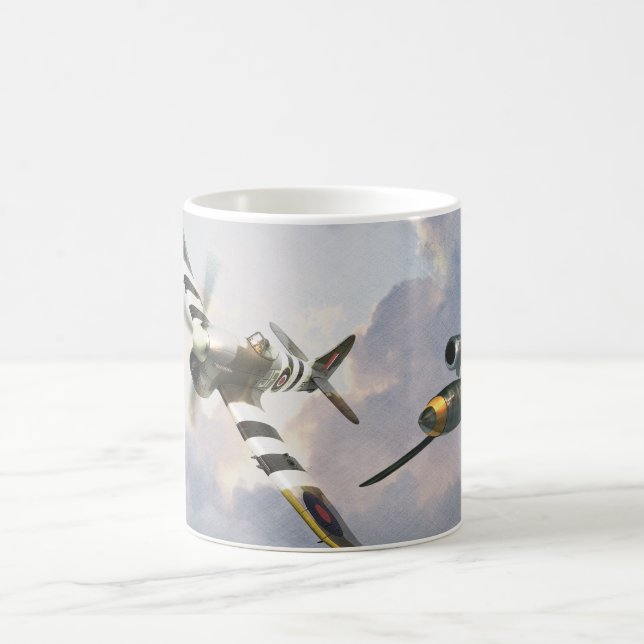 ”Hawker Tempest vs. V1"mug Coffee Mug (Center)
