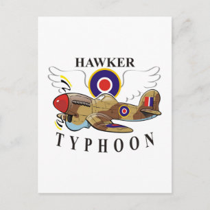 hawker typhoon postcard