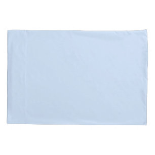 Hawkes Blue Solid Plain Color Pillowcase