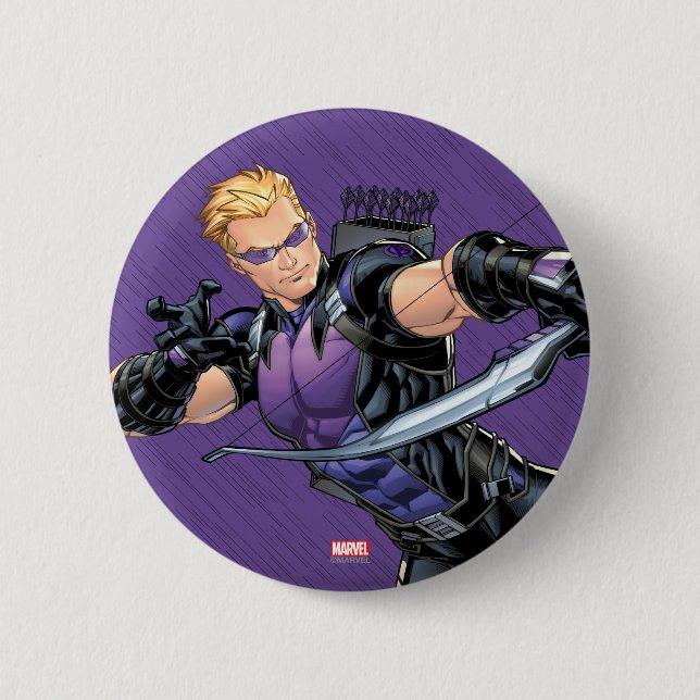 Hawkeye Assemble 2 Inch Round Button (Front)