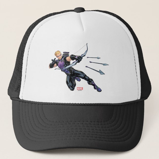 Hawkeye Assemble Trucker Hat (Front)