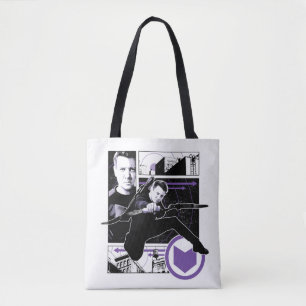 Hawkeye City Graphic Panels Tote Bag