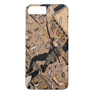 Hawkeye Falling From Window iPhone 8 Plus/7 Plus Case