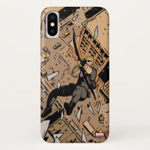 Hawkeye Falling From Window Case-Mate iPhone Case