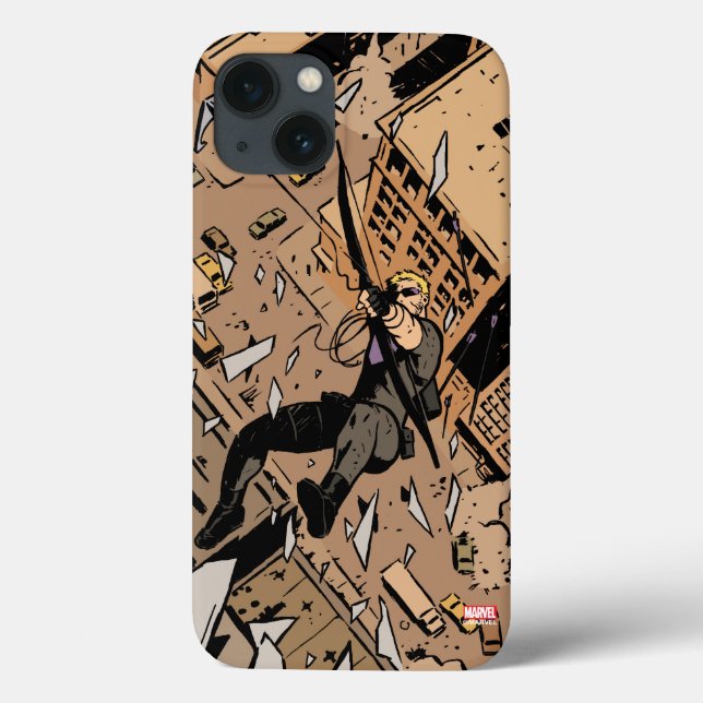 Hawkeye Falling From Window Case-Mate iPhone Case (Back)