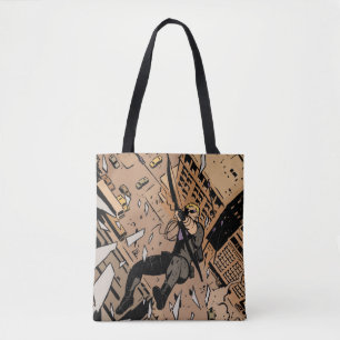 Hawkeye Falling From Window Tote Bag
