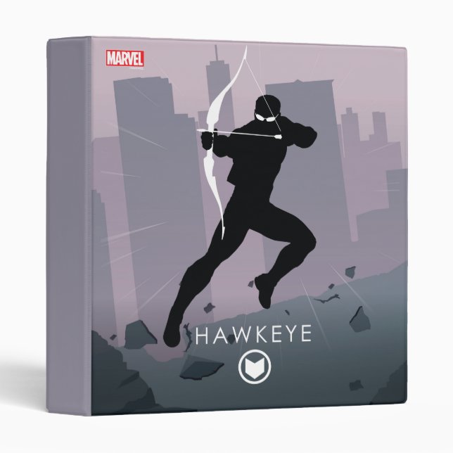 Hawkeye Heroic Silhouette Binder (Front/Spine)