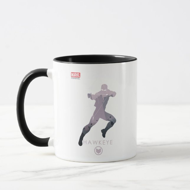 Hawkeye Heroic Silhouette Mug (Left)