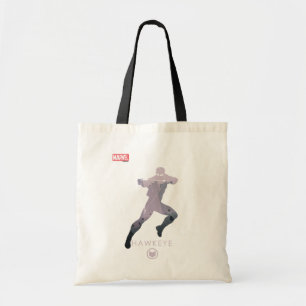Hawkeye Heroic Silhouette Tote Bag