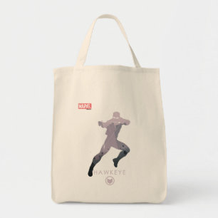 Hawkeye Heroic Silhouette Tote Bag