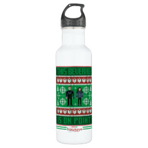 Hawkeye & Kate Bishop Holiday Graphic 710 Ml Water Bottle