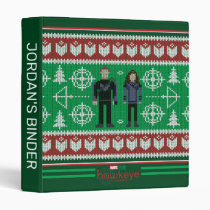 Hawkeye & Kate Bishop Holiday Graphic Binder
