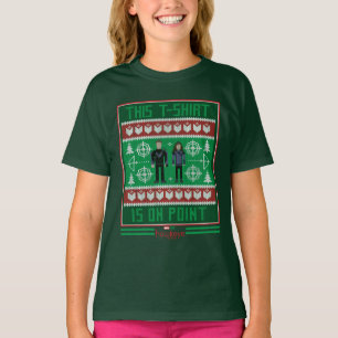 Hawkeye & Kate Bishop Holiday Graphic T-Shirt
