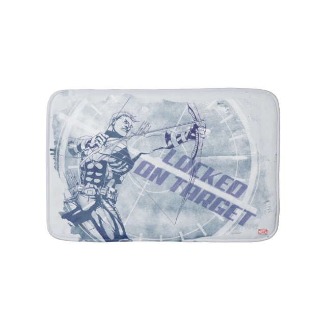Hawkeye Locked On Target Bath Mat (Front)