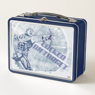 Hawkeye Locked On Target Metal Lunch Box