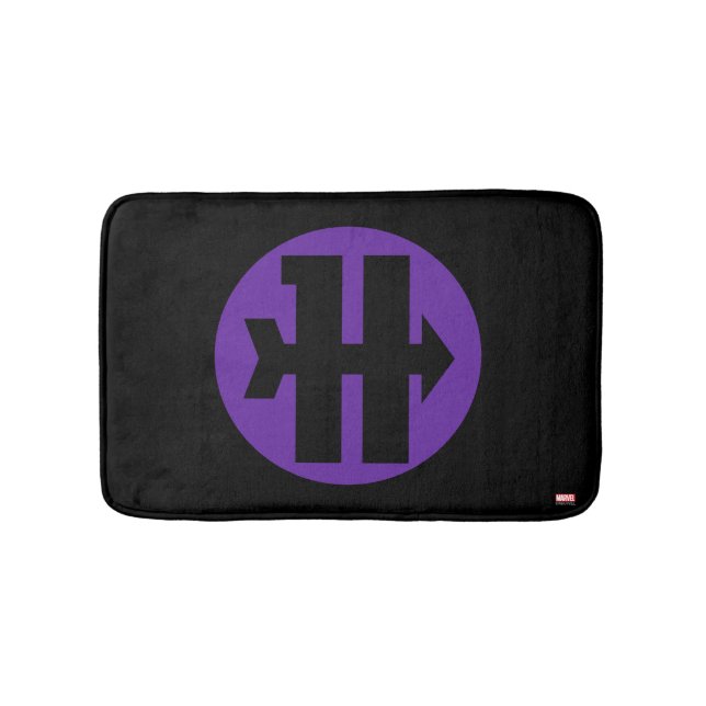 Hawkeye On Target Logo Bath Mat (Front)