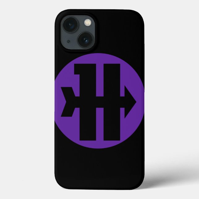 Hawkeye On Target Logo Case-Mate iPhone Case (Back)
