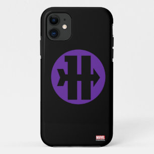 Hawkeye On Target Logo iPhone 11 Case
