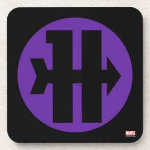 Hawkeye On Target Logo Coaster
