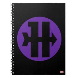 Hawkeye On Target Logo Notebook
