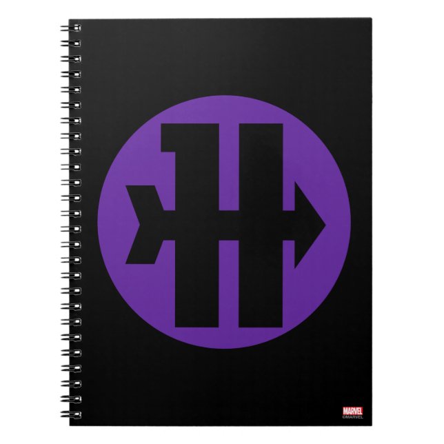 Hawkeye On Target Logo Notebook (Front)